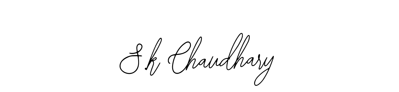 Use a signature maker to create a handwritten signature online. With this signature software, you can design (Bearetta-2O07w) your own signature for name S.k Chaudhary. S.k Chaudhary signature style 12 images and pictures png