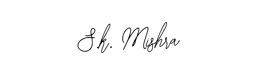 Use a signature maker to create a handwritten signature online. With this signature software, you can design (Bearetta-2O07w) your own signature for name S.k. Mishra. S.k. Mishra signature style 12 images and pictures png