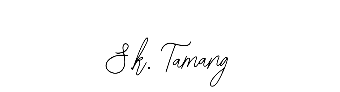 Make a beautiful signature design for name S.k. Tamang. Use this online signature maker to create a handwritten signature for free. S.k. Tamang signature style 12 images and pictures png