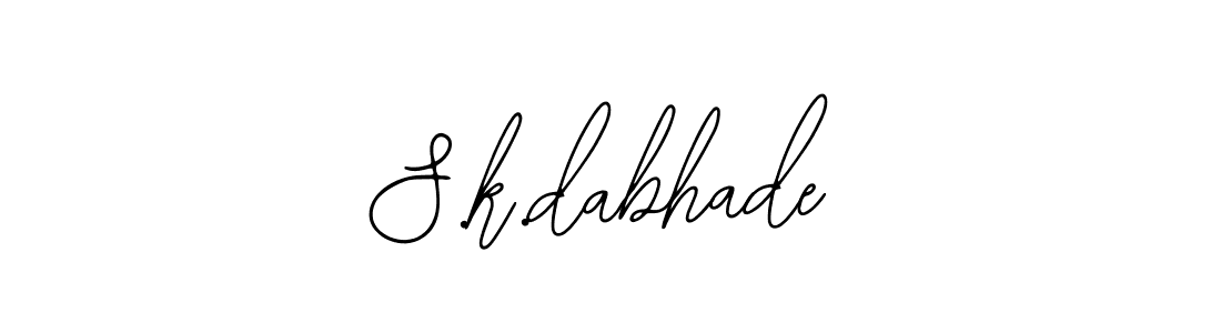 This is the best signature style for the S.k.dabhade name. Also you like these signature font (Bearetta-2O07w). Mix name signature. S.k.dabhade signature style 12 images and pictures png