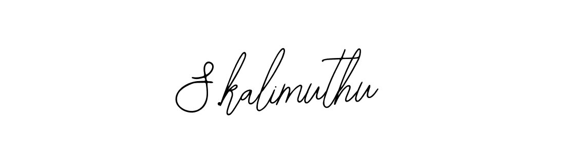 The best way (Bearetta-2O07w) to make a short signature is to pick only two or three words in your name. The name S.kalimuthu include a total of six letters. For converting this name. S.kalimuthu signature style 12 images and pictures png