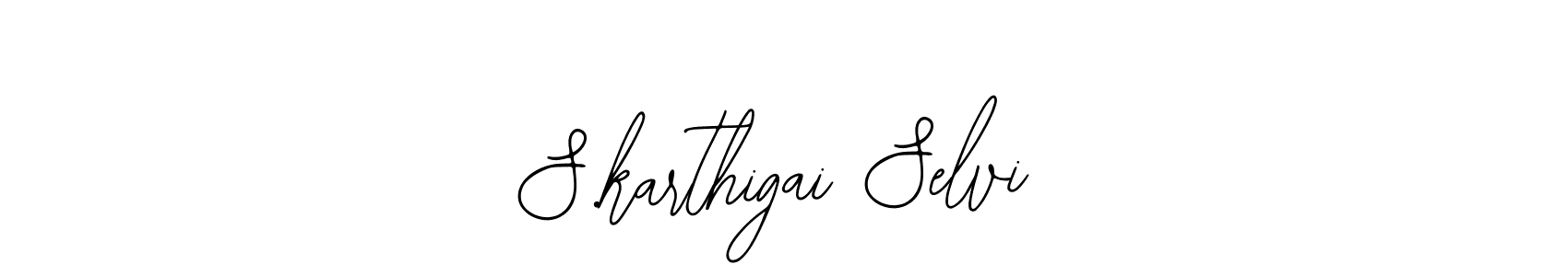 You should practise on your own different ways (Bearetta-2O07w) to write your name (S.karthigai Selvi) in signature. don't let someone else do it for you. S.karthigai Selvi signature style 12 images and pictures png