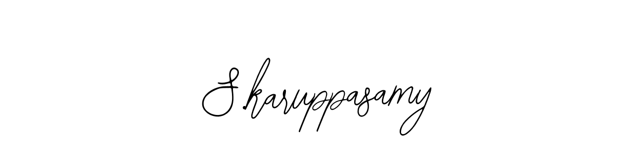 Make a beautiful signature design for name S.karuppasamy. With this signature (Bearetta-2O07w) style, you can create a handwritten signature for free. S.karuppasamy signature style 12 images and pictures png