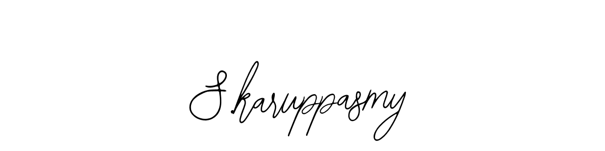 S.karuppasmy stylish signature style. Best Handwritten Sign (Bearetta-2O07w) for my name. Handwritten Signature Collection Ideas for my name S.karuppasmy. S.karuppasmy signature style 12 images and pictures png