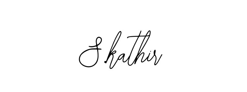 if you are searching for the best signature style for your name S.kathir. so please give up your signature search. here we have designed multiple signature styles  using Bearetta-2O07w. S.kathir signature style 12 images and pictures png