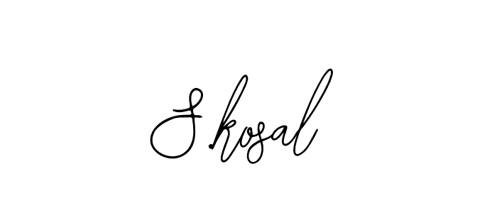 Once you've used our free online signature maker to create your best signature Bearetta-2O07w style, it's time to enjoy all of the benefits that S.kosal name signing documents. S.kosal signature style 12 images and pictures png