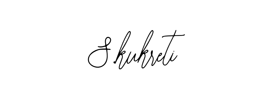 Bearetta-2O07w is a professional signature style that is perfect for those who want to add a touch of class to their signature. It is also a great choice for those who want to make their signature more unique. Get S.kukreti name to fancy signature for free. S.kukreti signature style 12 images and pictures png