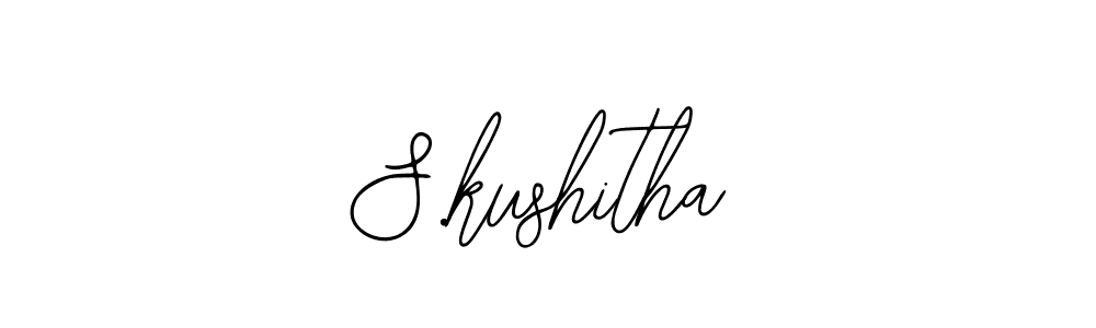 if you are searching for the best signature style for your name S.kushitha. so please give up your signature search. here we have designed multiple signature styles  using Bearetta-2O07w. S.kushitha signature style 12 images and pictures png