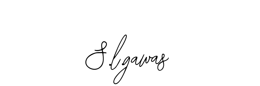 Also we have S.l.gawas name is the best signature style. Create professional handwritten signature collection using Bearetta-2O07w autograph style. S.l.gawas signature style 12 images and pictures png