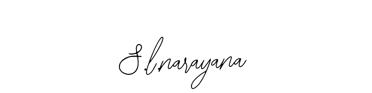 It looks lik you need a new signature style for name S.l.narayana. Design unique handwritten (Bearetta-2O07w) signature with our free signature maker in just a few clicks. S.l.narayana signature style 12 images and pictures png