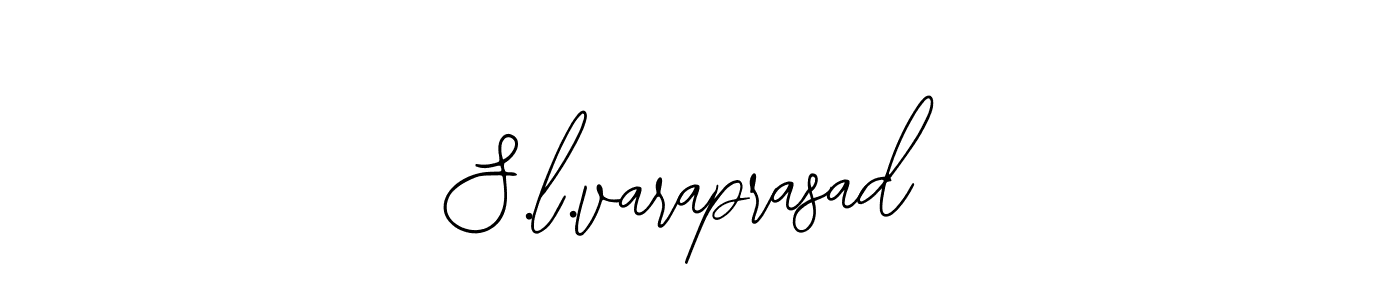 Best and Professional Signature Style for S.l.varaprasad. Bearetta-2O07w Best Signature Style Collection. S.l.varaprasad signature style 12 images and pictures png