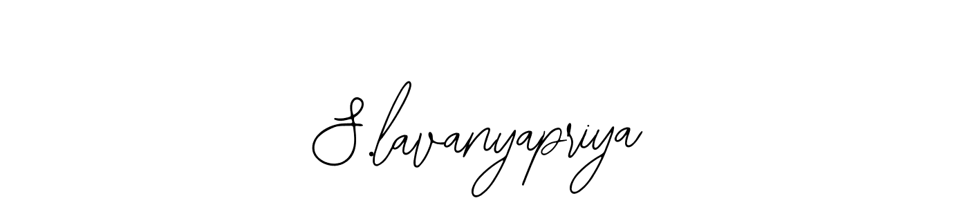 How to make S.lavanyapriya signature? Bearetta-2O07w is a professional autograph style. Create handwritten signature for S.lavanyapriya name. S.lavanyapriya signature style 12 images and pictures png