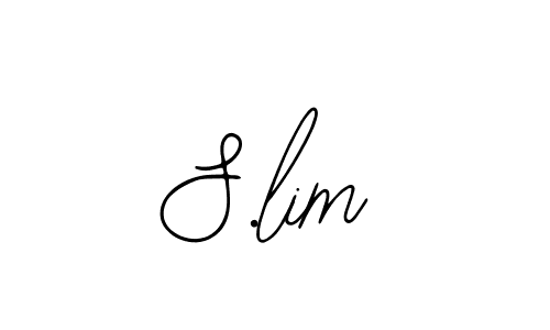 Use a signature maker to create a handwritten signature online. With this signature software, you can design (Bearetta-2O07w) your own signature for name S.lim. S.lim signature style 12 images and pictures png