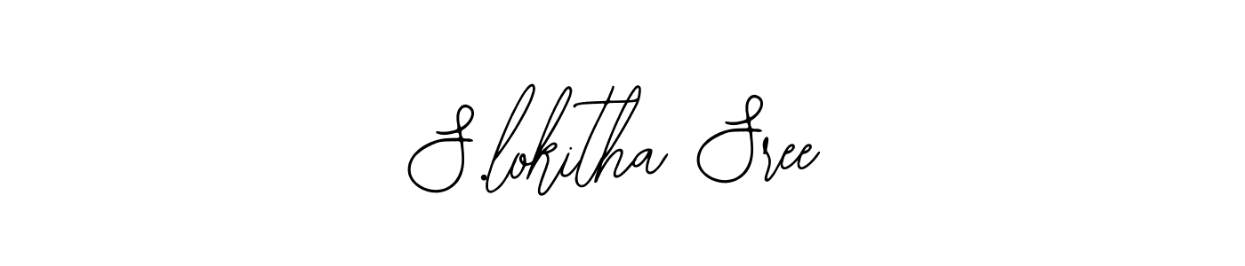 You can use this online signature creator to create a handwritten signature for the name S.lokitha Sree. This is the best online autograph maker. S.lokitha Sree signature style 12 images and pictures png