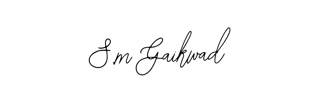 It looks lik you need a new signature style for name S.m Gaikwad. Design unique handwritten (Bearetta-2O07w) signature with our free signature maker in just a few clicks. S.m Gaikwad signature style 12 images and pictures png