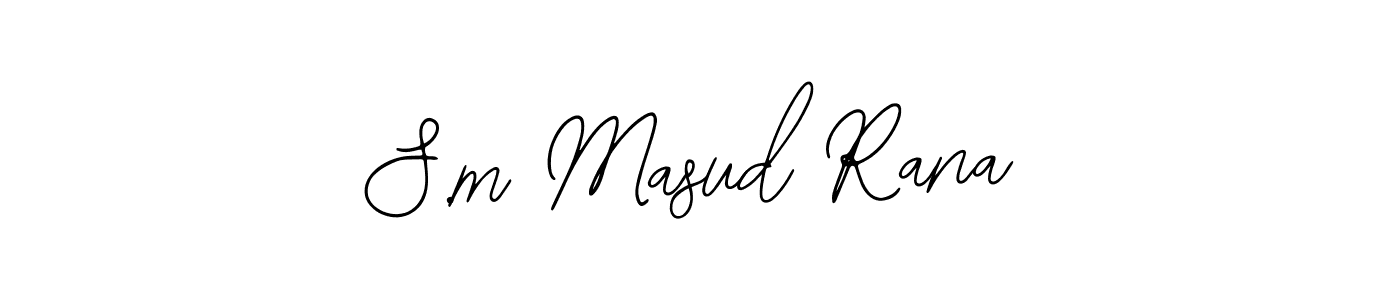 S.m Masud Rana stylish signature style. Best Handwritten Sign (Bearetta-2O07w) for my name. Handwritten Signature Collection Ideas for my name S.m Masud Rana. S.m Masud Rana signature style 12 images and pictures png