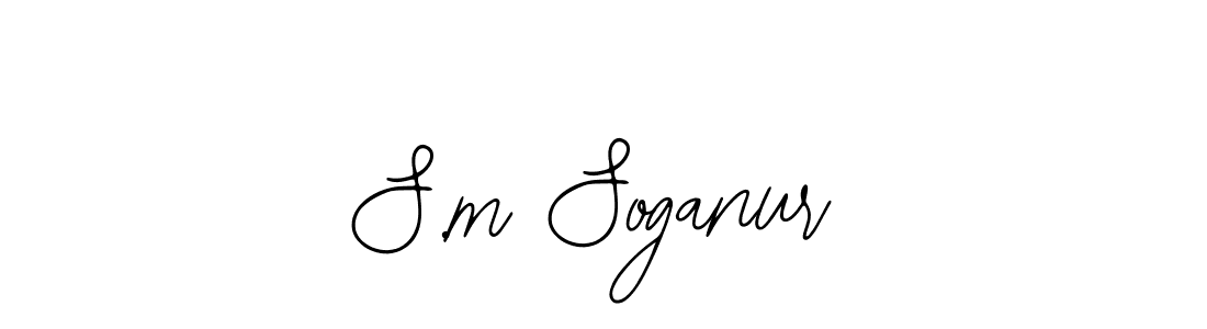 You should practise on your own different ways (Bearetta-2O07w) to write your name (S.m Soganur) in signature. don't let someone else do it for you. S.m Soganur signature style 12 images and pictures png