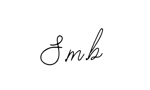 How to make S.m.b signature? Bearetta-2O07w is a professional autograph style. Create handwritten signature for S.m.b name. S.m.b signature style 12 images and pictures png