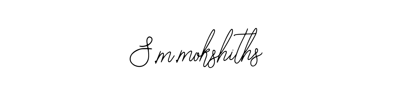 You can use this online signature creator to create a handwritten signature for the name S.m.mokshiths. This is the best online autograph maker. S.m.mokshiths signature style 12 images and pictures png
