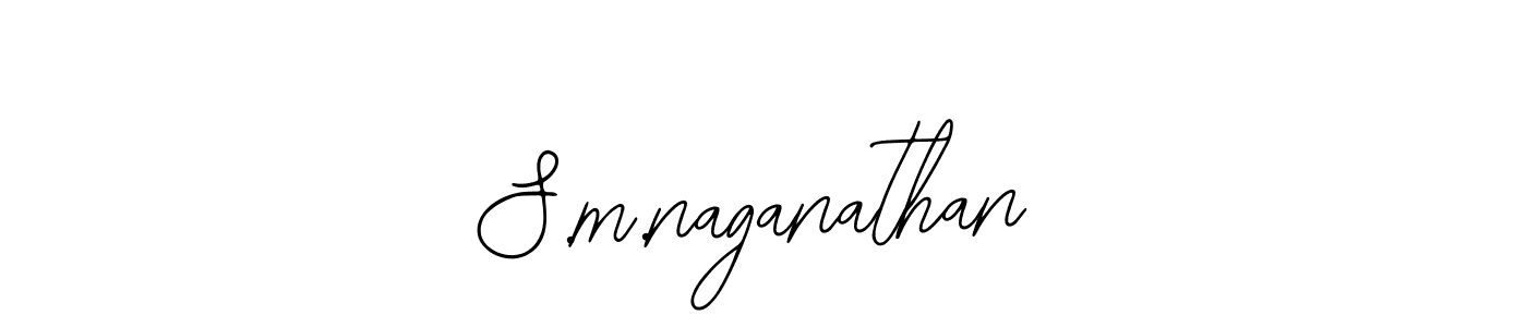 It looks lik you need a new signature style for name S.m.naganathan. Design unique handwritten (Bearetta-2O07w) signature with our free signature maker in just a few clicks. S.m.naganathan signature style 12 images and pictures png