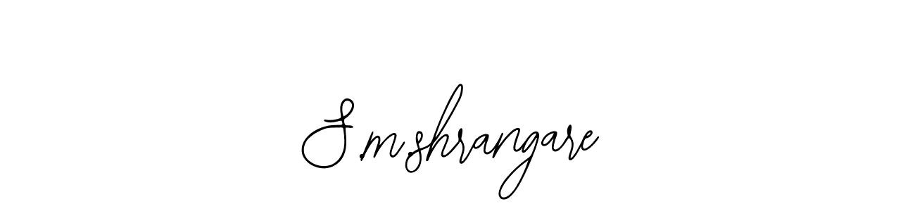 Make a beautiful signature design for name S.m.shrangare. Use this online signature maker to create a handwritten signature for free. S.m.shrangare signature style 12 images and pictures png