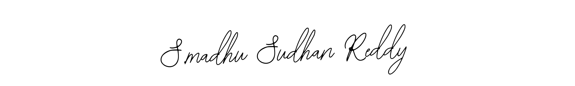Make a beautiful signature design for name S.madhu Sudhan Reddy. With this signature (Bearetta-2O07w) style, you can create a handwritten signature for free. S.madhu Sudhan Reddy signature style 12 images and pictures png