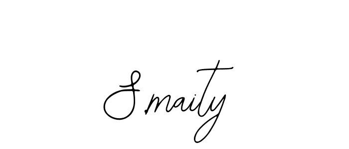 How to make S.maity signature? Bearetta-2O07w is a professional autograph style. Create handwritten signature for S.maity name. S.maity signature style 12 images and pictures png