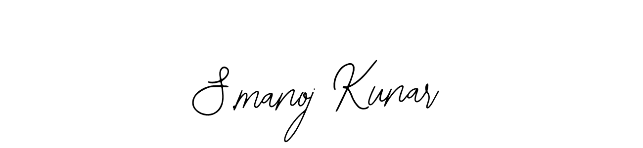if you are searching for the best signature style for your name S.manoj Kunar. so please give up your signature search. here we have designed multiple signature styles  using Bearetta-2O07w. S.manoj Kunar signature style 12 images and pictures png