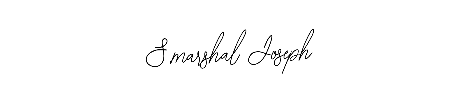 S.marshal Joseph stylish signature style. Best Handwritten Sign (Bearetta-2O07w) for my name. Handwritten Signature Collection Ideas for my name S.marshal Joseph. S.marshal Joseph signature style 12 images and pictures png