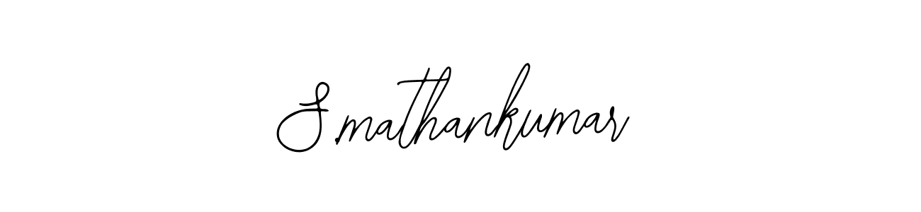 Create a beautiful signature design for name S.mathankumar. With this signature (Bearetta-2O07w) fonts, you can make a handwritten signature for free. S.mathankumar signature style 12 images and pictures png