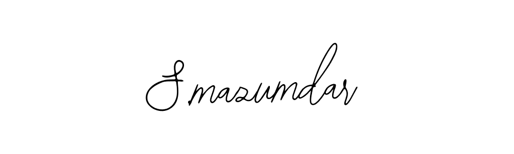 S.mazumdar stylish signature style. Best Handwritten Sign (Bearetta-2O07w) for my name. Handwritten Signature Collection Ideas for my name S.mazumdar. S.mazumdar signature style 12 images and pictures png