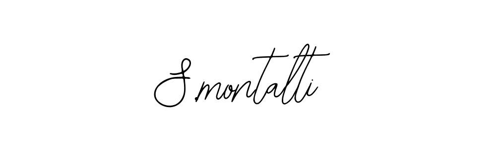 Design your own signature with our free online signature maker. With this signature software, you can create a handwritten (Bearetta-2O07w) signature for name S.montalti. S.montalti signature style 12 images and pictures png