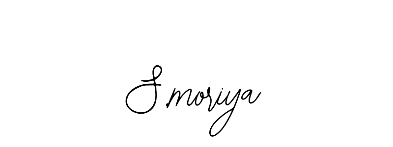 Also we have S.moriya name is the best signature style. Create professional handwritten signature collection using Bearetta-2O07w autograph style. S.moriya signature style 12 images and pictures png