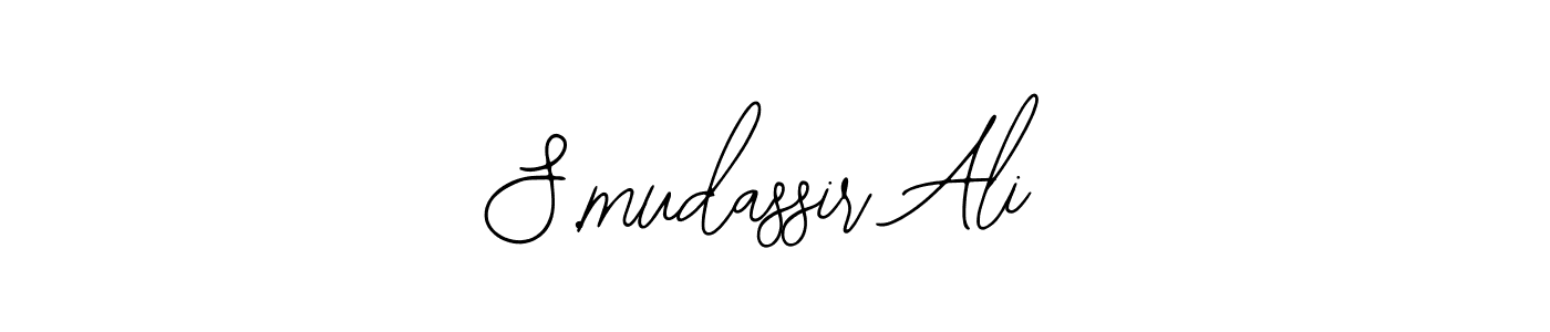 if you are searching for the best signature style for your name S.mudassir Ali. so please give up your signature search. here we have designed multiple signature styles  using Bearetta-2O07w. S.mudassir Ali signature style 12 images and pictures png