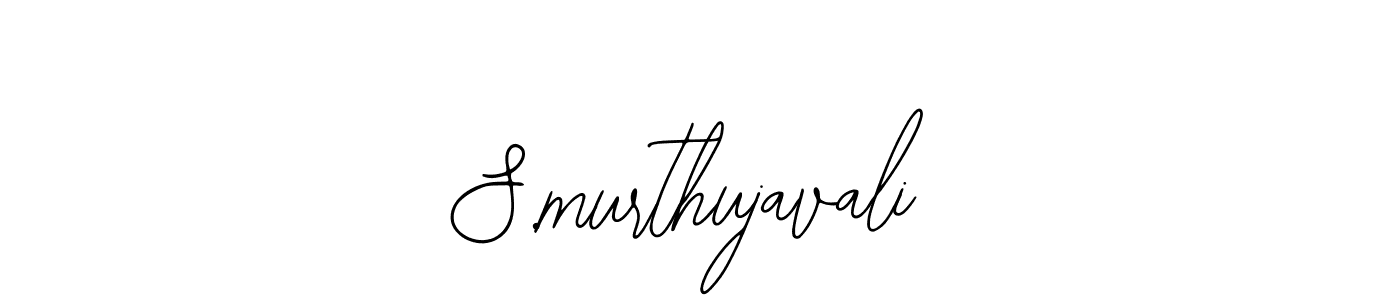 The best way (Bearetta-2O07w) to make a short signature is to pick only two or three words in your name. The name S.murthujavali include a total of six letters. For converting this name. S.murthujavali signature style 12 images and pictures png