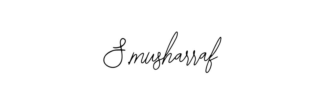 Create a beautiful signature design for name S.musharraf. With this signature (Bearetta-2O07w) fonts, you can make a handwritten signature for free. S.musharraf signature style 12 images and pictures png