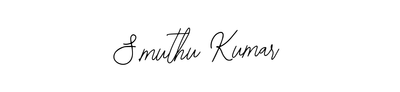 Design your own signature with our free online signature maker. With this signature software, you can create a handwritten (Bearetta-2O07w) signature for name S.muthu Kumar. S.muthu Kumar signature style 12 images and pictures png