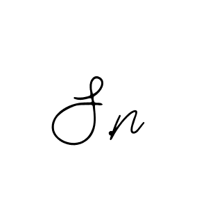 Make a beautiful signature design for name S.n. With this signature (Bearetta-2O07w) style, you can create a handwritten signature for free. S.n signature style 12 images and pictures png