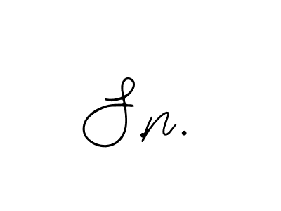 How to Draw S.n. signature style? Bearetta-2O07w is a latest design signature styles for name S.n.. S.n. signature style 12 images and pictures png