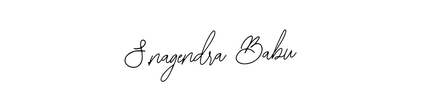 Use a signature maker to create a handwritten signature online. With this signature software, you can design (Bearetta-2O07w) your own signature for name S.nagendra Babu. S.nagendra Babu signature style 12 images and pictures png