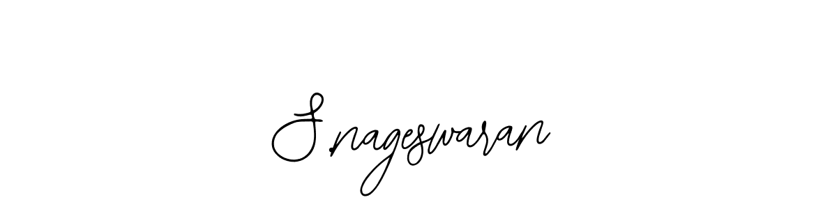 Also we have S.nageswaran name is the best signature style. Create professional handwritten signature collection using Bearetta-2O07w autograph style. S.nageswaran signature style 12 images and pictures png