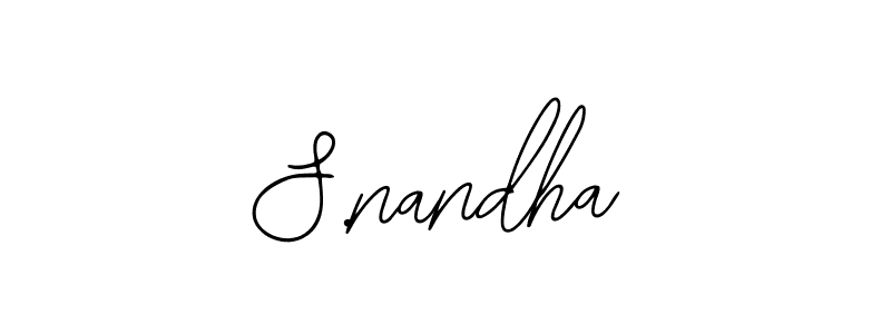 S.nandha stylish signature style. Best Handwritten Sign (Bearetta-2O07w) for my name. Handwritten Signature Collection Ideas for my name S.nandha. S.nandha signature style 12 images and pictures png