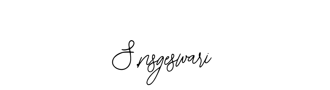 Also You can easily find your signature by using the search form. We will create S.nsgeswari name handwritten signature images for you free of cost using Bearetta-2O07w sign style. S.nsgeswari signature style 12 images and pictures png