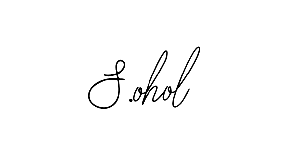Also we have S.ohol name is the best signature style. Create professional handwritten signature collection using Bearetta-2O07w autograph style. S.ohol signature style 12 images and pictures png