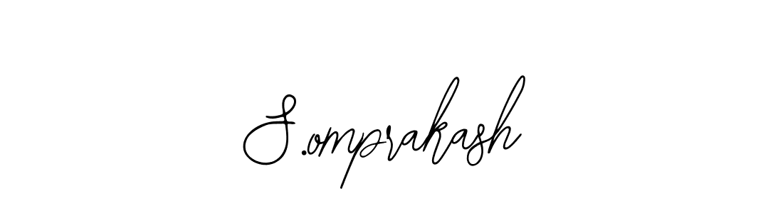 Use a signature maker to create a handwritten signature online. With this signature software, you can design (Bearetta-2O07w) your own signature for name S.omprakash. S.omprakash signature style 12 images and pictures png