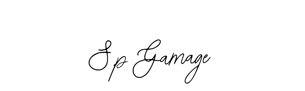 It looks lik you need a new signature style for name S.p Gamage. Design unique handwritten (Bearetta-2O07w) signature with our free signature maker in just a few clicks. S.p Gamage signature style 12 images and pictures png