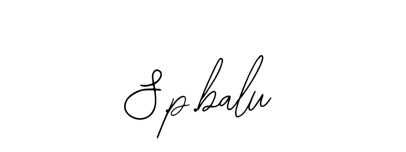 Once you've used our free online signature maker to create your best signature Bearetta-2O07w style, it's time to enjoy all of the benefits that S.p.balu name signing documents. S.p.balu signature style 12 images and pictures png