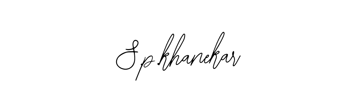 Also we have S.p.khanekar name is the best signature style. Create professional handwritten signature collection using Bearetta-2O07w autograph style. S.p.khanekar signature style 12 images and pictures png