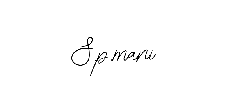 Make a short S.p.mani signature style. Manage your documents anywhere anytime using Bearetta-2O07w. Create and add eSignatures, submit forms, share and send files easily. S.p.mani signature style 12 images and pictures png