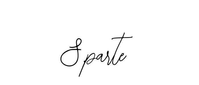 The best way (Bearetta-2O07w) to make a short signature is to pick only two or three words in your name. The name S.parte include a total of six letters. For converting this name. S.parte signature style 12 images and pictures png